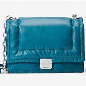 Michael Kors Medium Quilted Shell Crossbody Bag